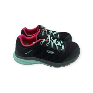 KEEN Utility Vista‎ Energy Work Shoes Womens Sz 9 M Black Composite Toe Sneakers